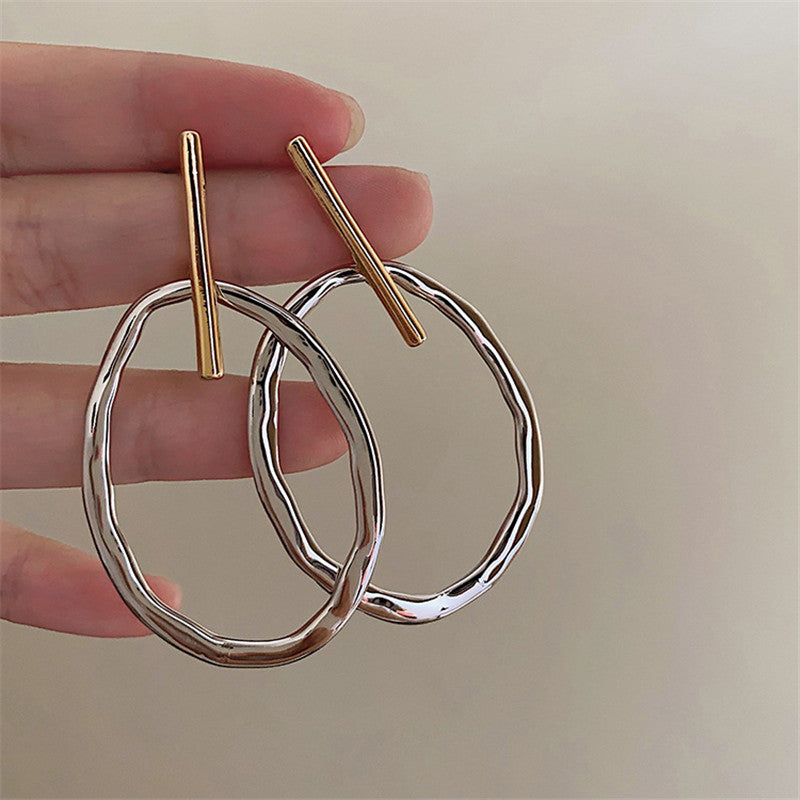 Earrings with sequins