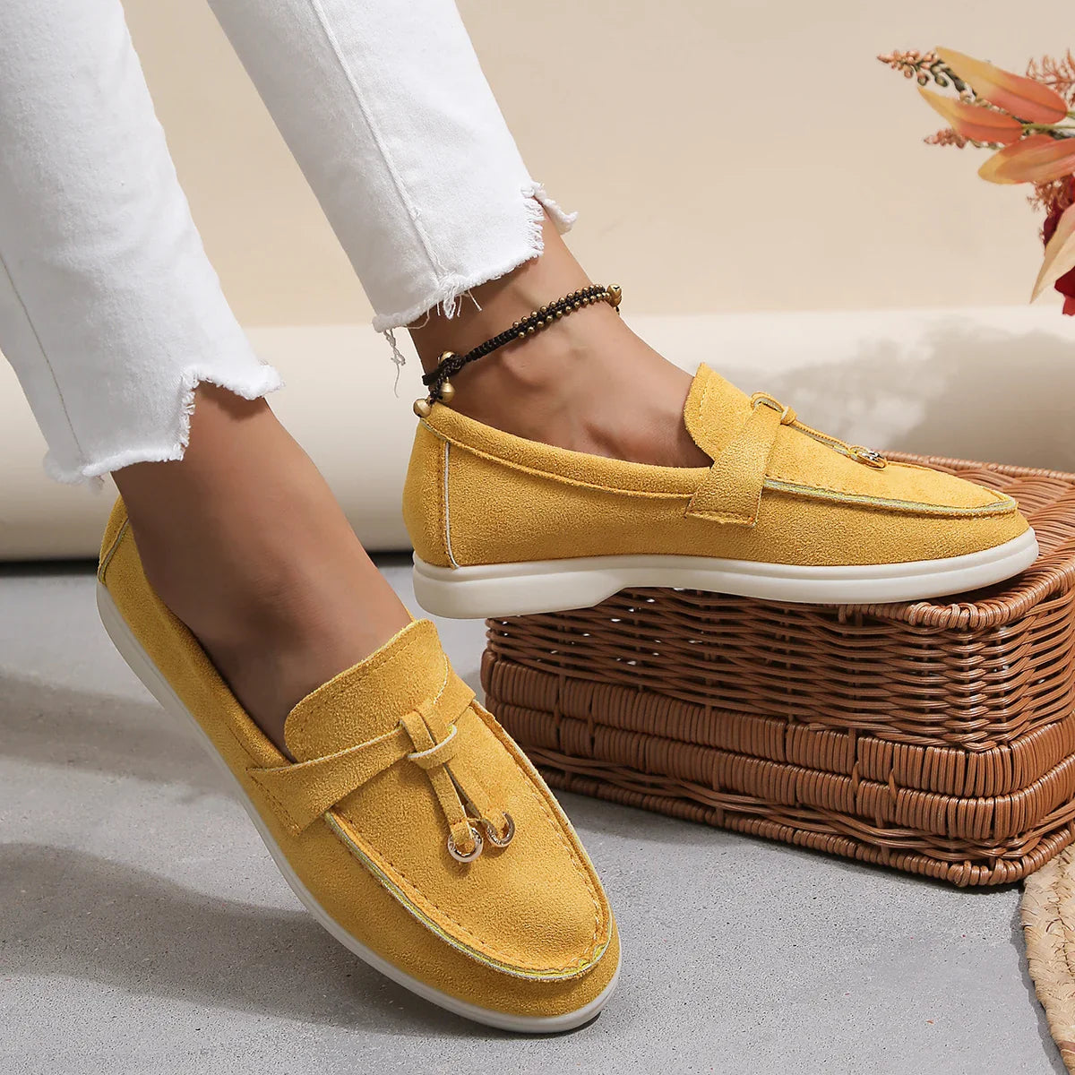 Suede Tassel Loafer - Wendy