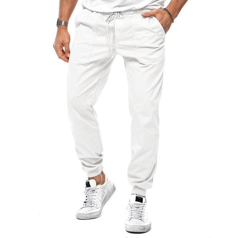 Charleston - Casual linen jogger trousers