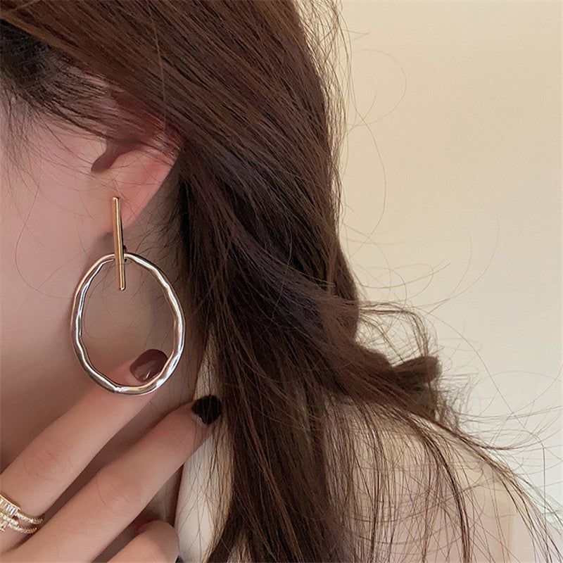 Earrings with sequins