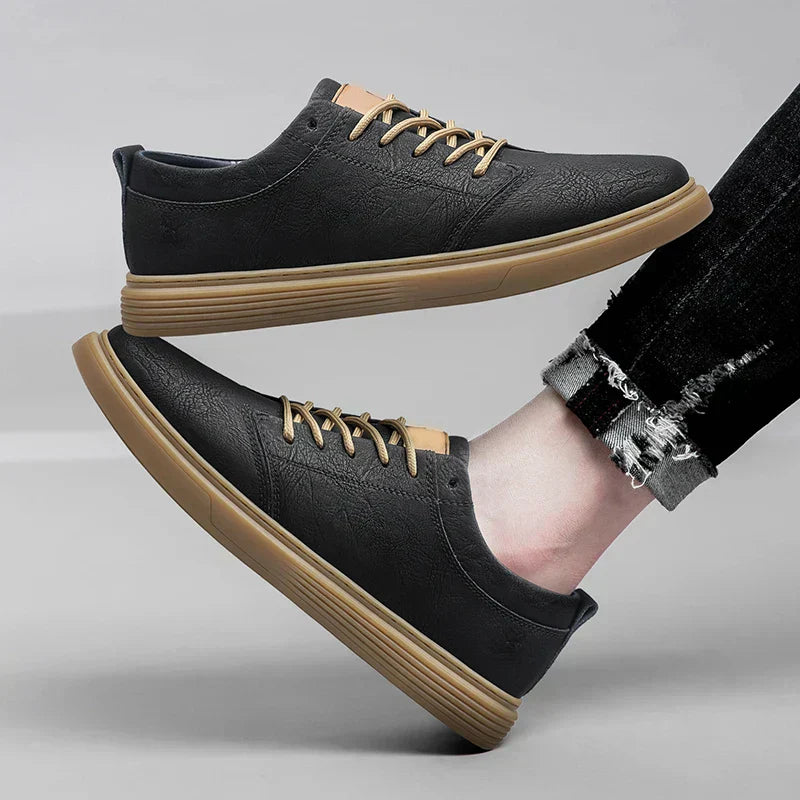 High-quality leather sneakers for men