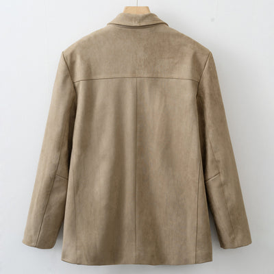 Elegant suede blazer - Megan