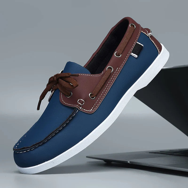 Leather Boat Shoe - Leno