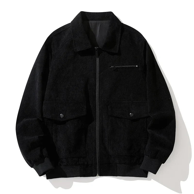 Corduroy coat with zipper - Henry