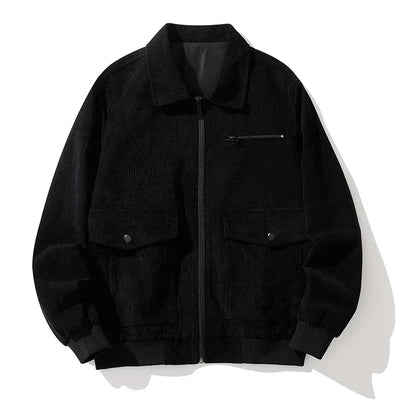 Corduroy coat with zipper - Henry