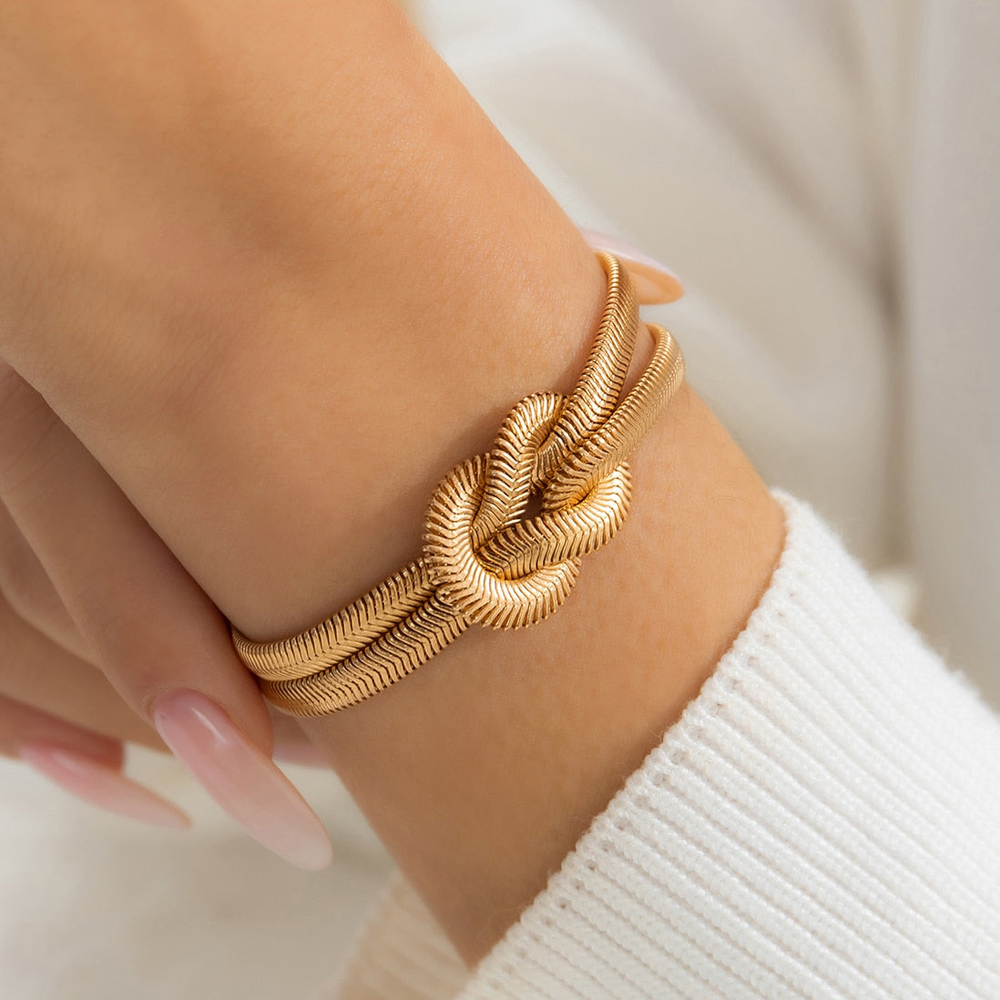 Scarlette Sleek Knot Bracelets