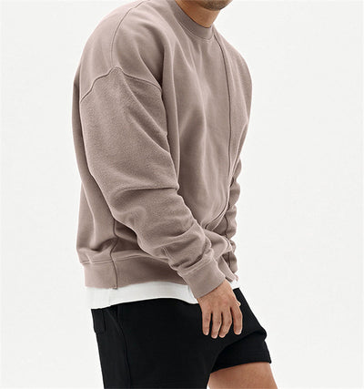Nathan - Casual men's jumper with round neckline