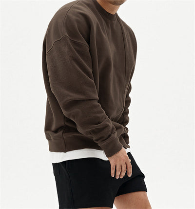 Nathan - Casual men's jumper with round neckline