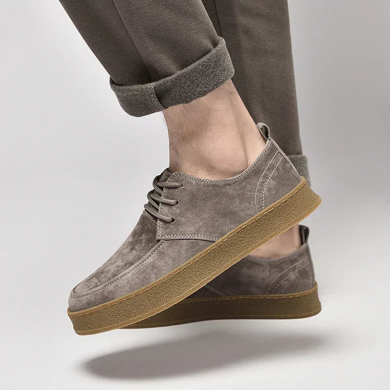 High-quality suede sneakers for men