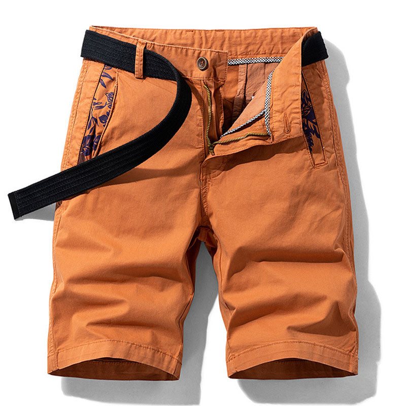 Rusel-Etrou - Utility cotton shorts