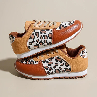 Leopard Panel Sneaker - Lana