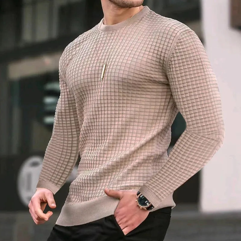 THERON - Slim fit knitted jumper