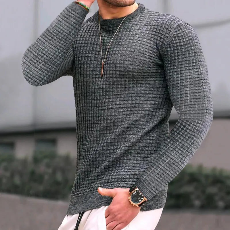 THERON - Slim fit knitted jumper