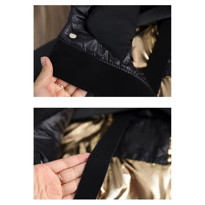 Warm, waterproof down winter jacket for women