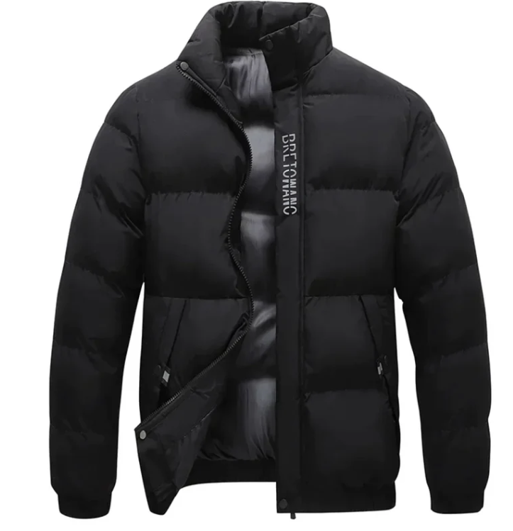 Men's Puffer Jacket with High Neck Insulation - Dante