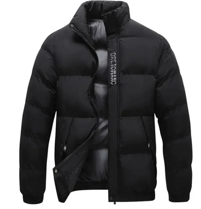 Men's Puffer Jacket with High Neck Insulation - Dante