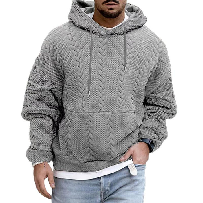 Comfortable men's hoodie for cold days