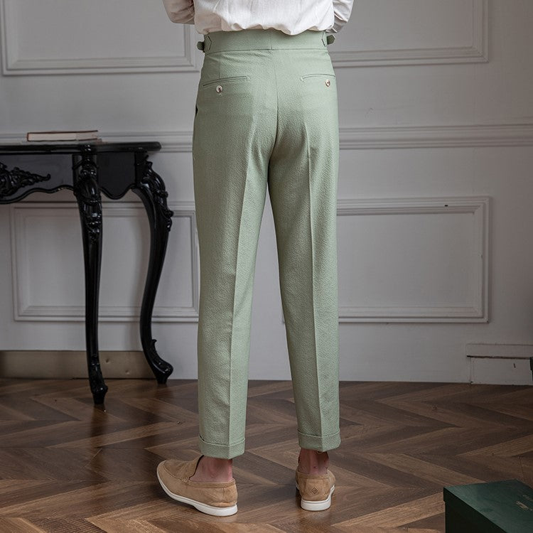 Modern men's business trousers in a comfortable cut