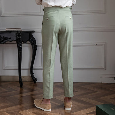 Modern men's business trousers in a comfortable cut