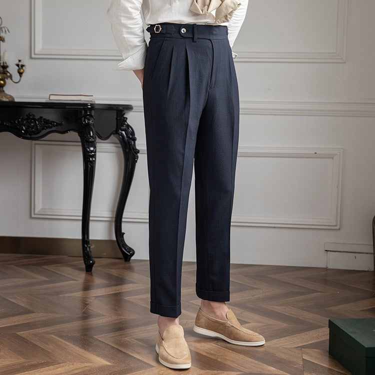 Modern men's business trousers in a comfortable cut