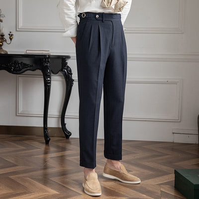 Modern men's business trousers in a comfortable cut