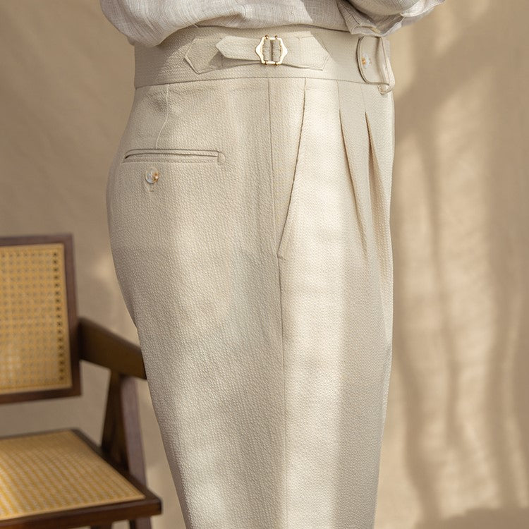 Modern men's business trousers in a comfortable cut