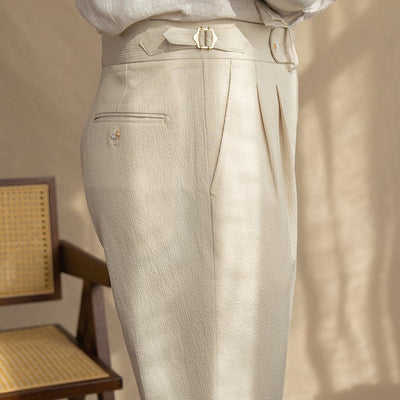 Modern men's business trousers in a comfortable cut