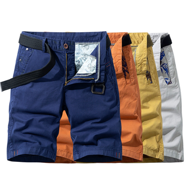 Rusel-Etrou - Utility cotton shorts