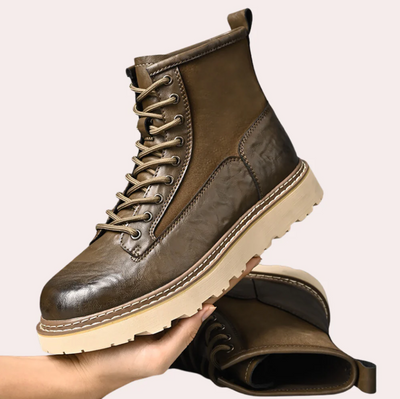 High-quality and stylish men's leather boots