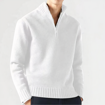 WILBUR - Warm quarter zip jumper