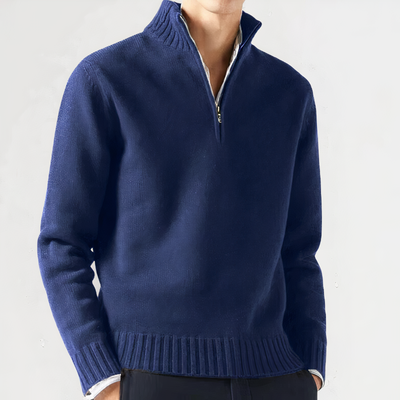 WILBUR - Warm quarter zip jumper