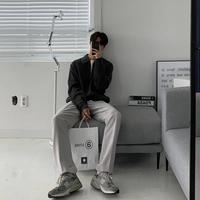 YVES - Lapel collar jumper