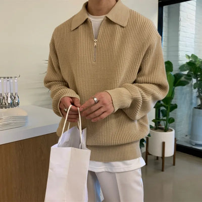 YVES - Lapel collar jumper