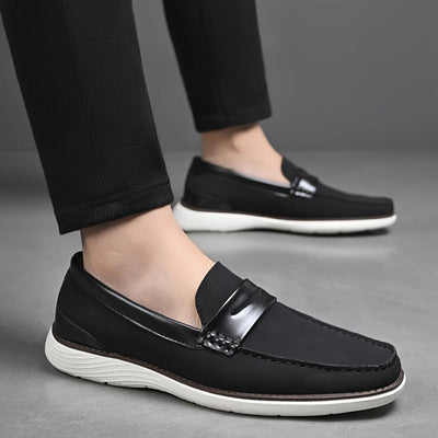 High-quality men's leather loafers - Elegant shoe design