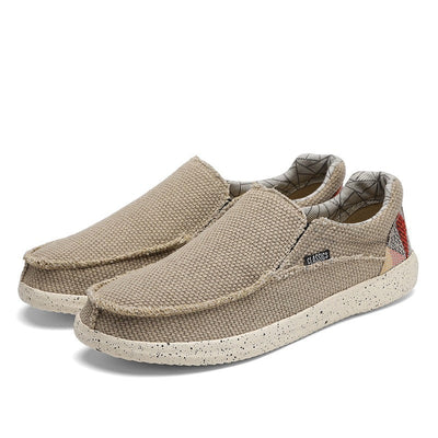 Men's casual breathable canvas trainers - Arven