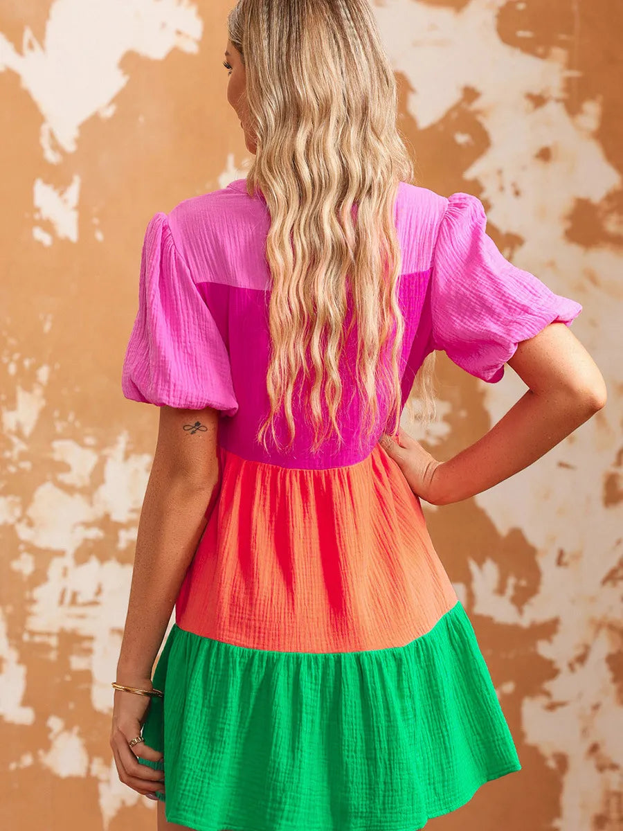 Daisy - Chic Short Sleeves Dress