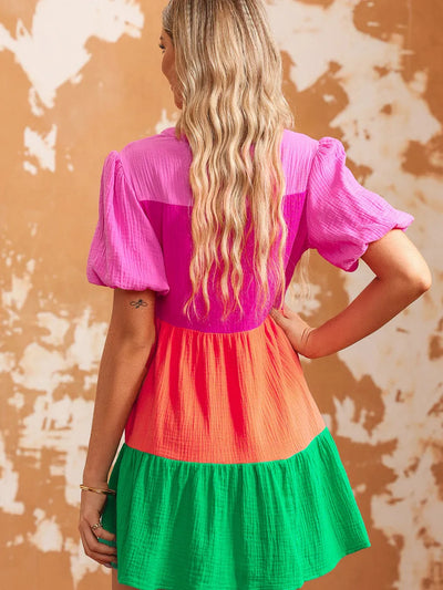 Daisy - Chic Short Sleeves Dress