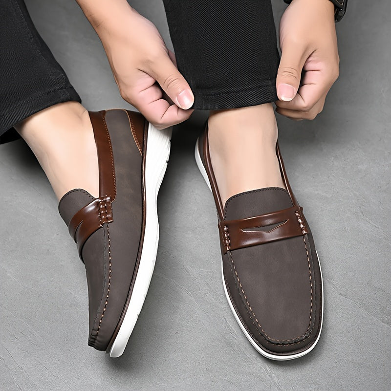 High-quality men's leather loafers - Elegant shoe design