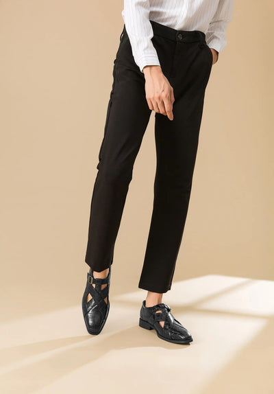 Men's formal shoes with elegant leather openwork design - Ferrano