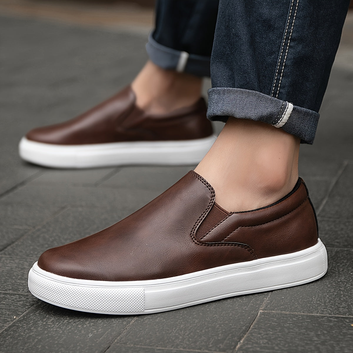 Leather Slip On Shoe - Hamilton