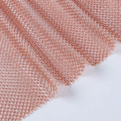 Charlize - Solid Mesh Mini Party Dress