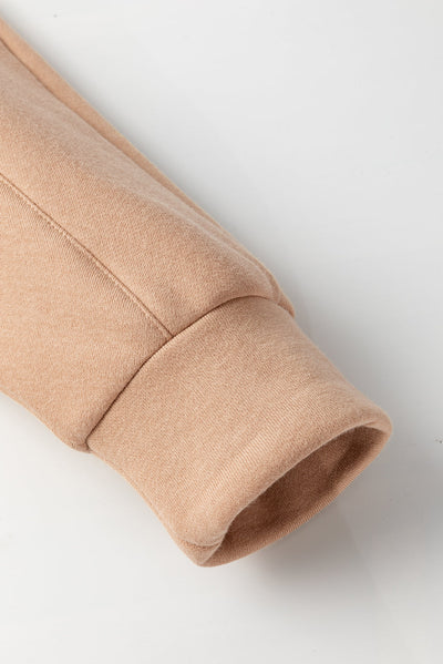 Aubrey - Turtleneck sweatshirt with drawstring and sleeves