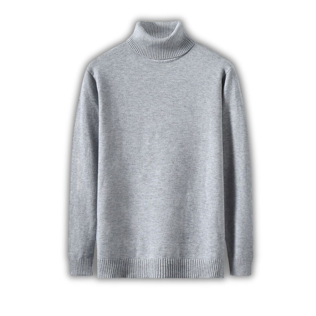 Turtleneck Jumper - Men - Soft Knit - Classic Fit - Ambros