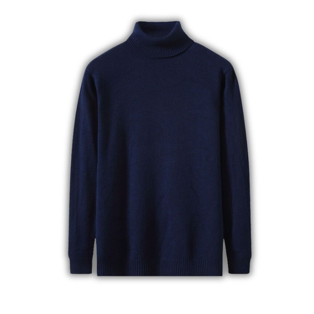 Turtleneck Jumper - Men - Soft Knit - Classic Fit - Ambros