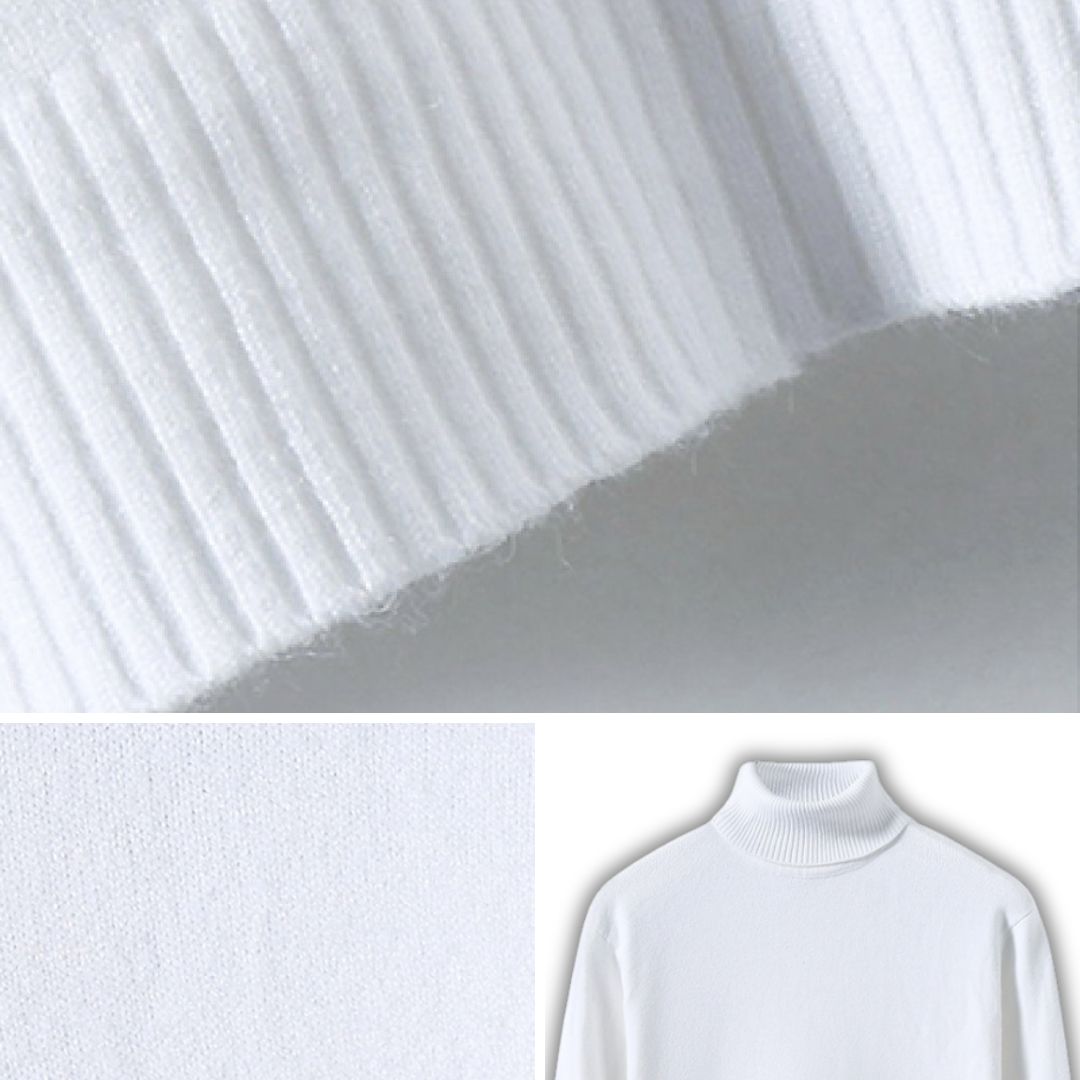 Turtleneck Jumper - Men - Soft Knit - Classic Fit - Ambros