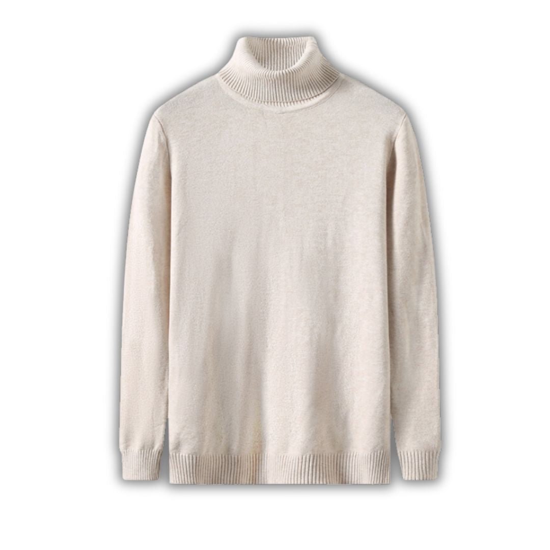 Turtleneck Jumper - Men - Soft Knit - Classic Fit - Ambros