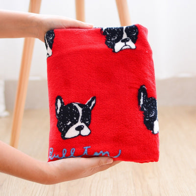 Pet fleece blanket