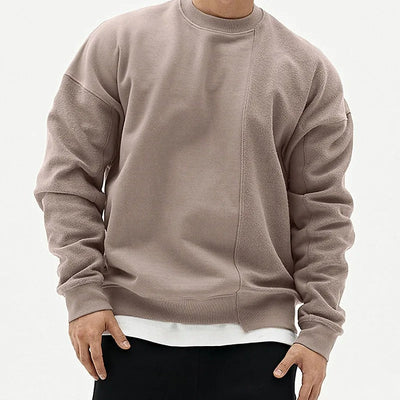Nathan - Casual men's jumper with round neckline