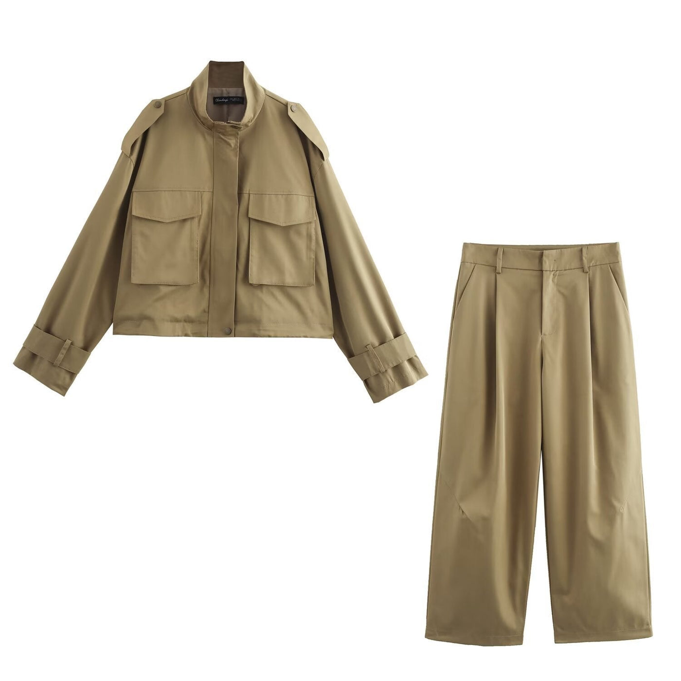 Ladies Utility Jacket Pants Set - Annelie