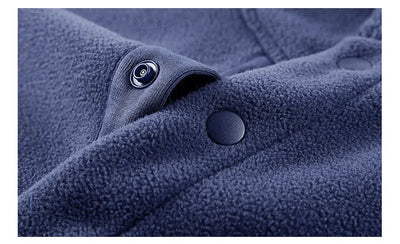 Josh - Men's jacket with stand-up collar, lined with fleece